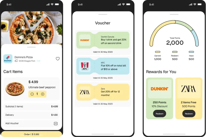 Fintech App Design by Glimix Studio