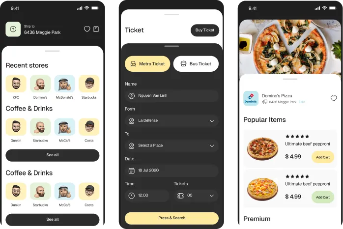 Fintech App Design by Glimix Studio