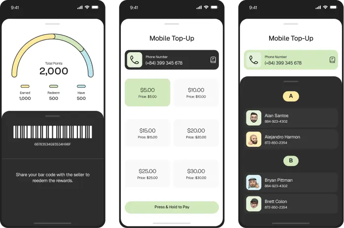 Fintech App Design by Glimix Studio