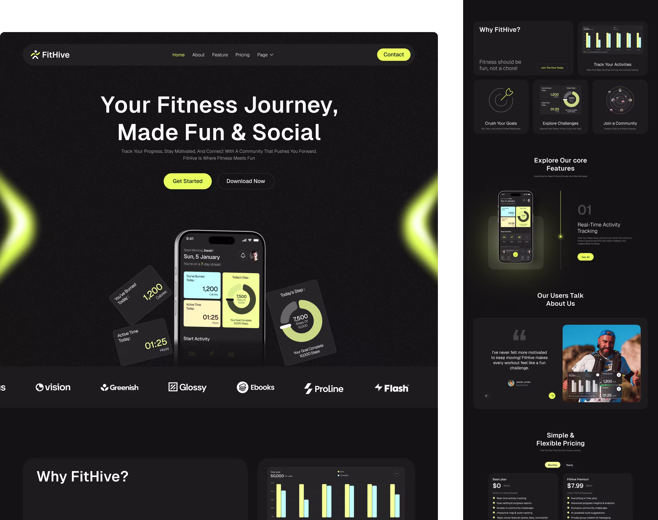 Fithive App by Glimix Studio