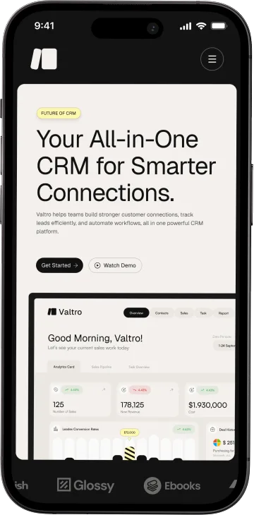 Valtro Mobile Branding